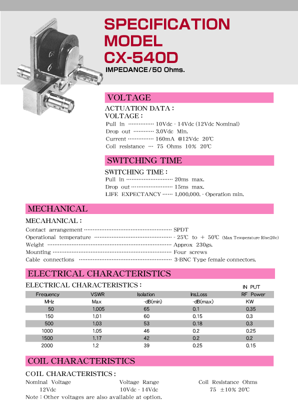 CX540D