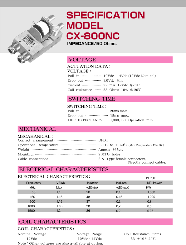 CX800NC